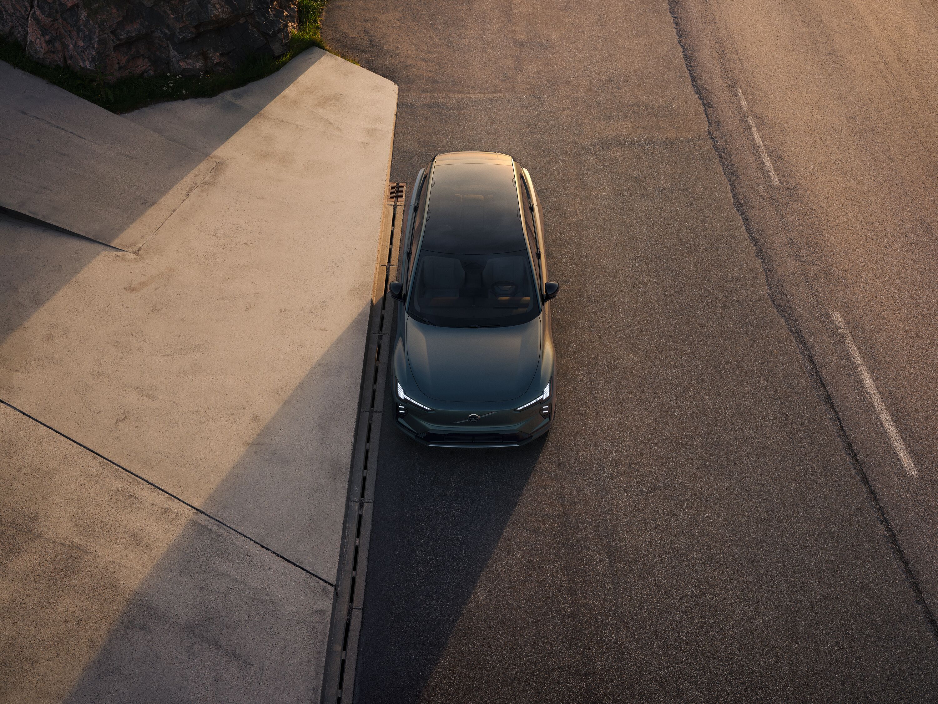 Volvo EX60 sedd uppifrån