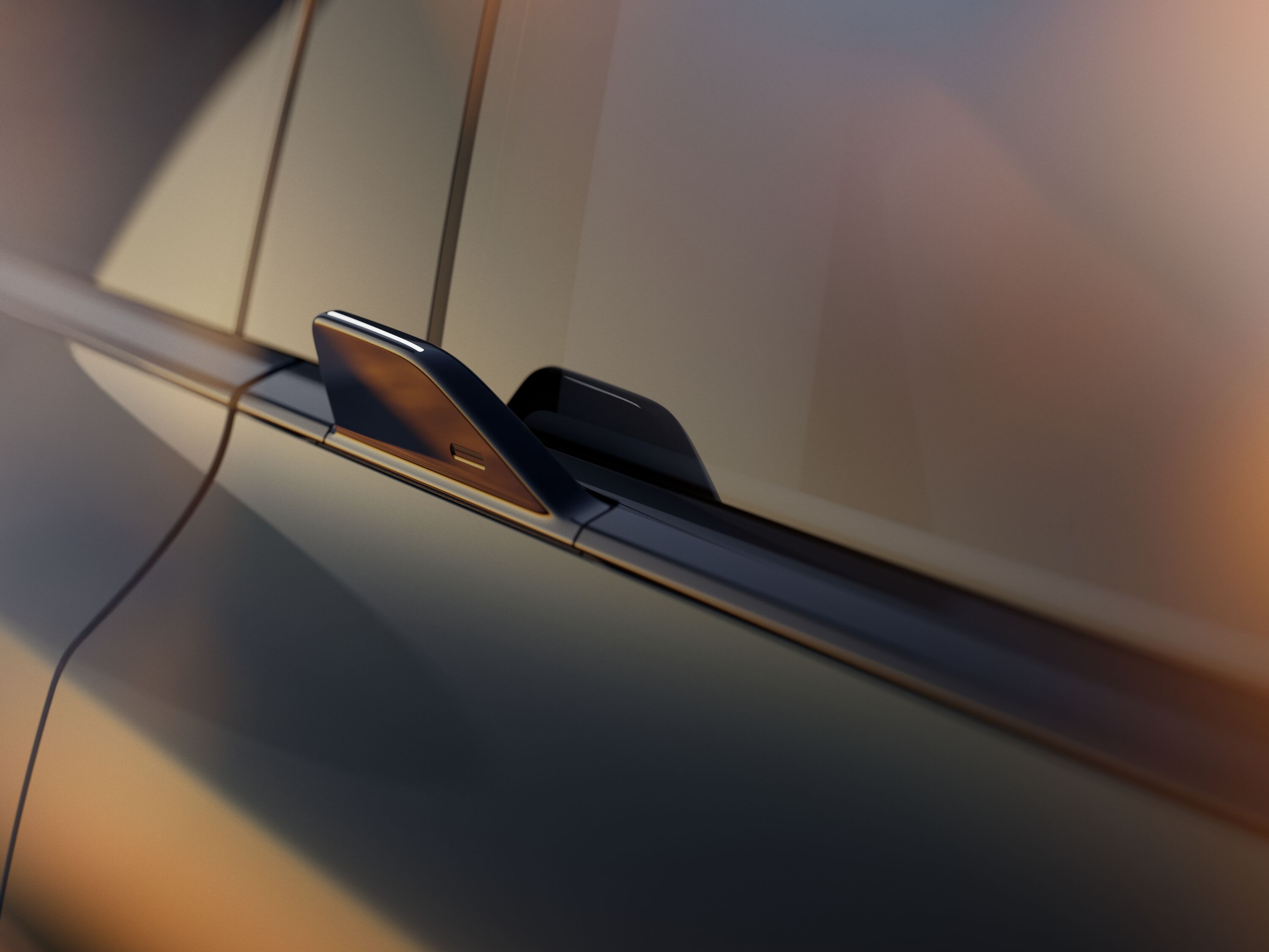 Volvo EX60 dörrhandtag